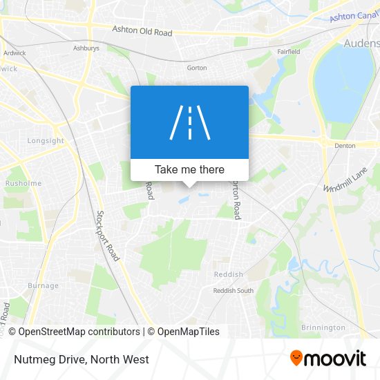 Nutmeg Drive map