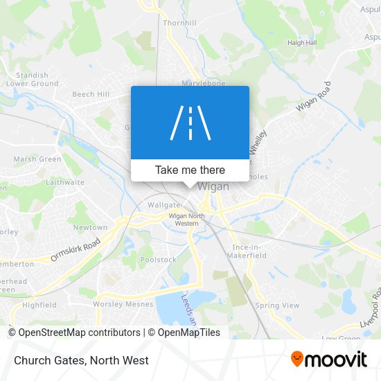 Church Gates map