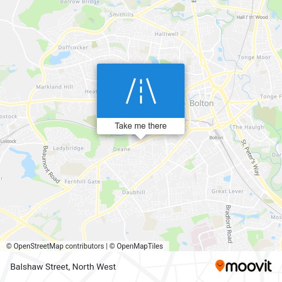 Balshaw Street map