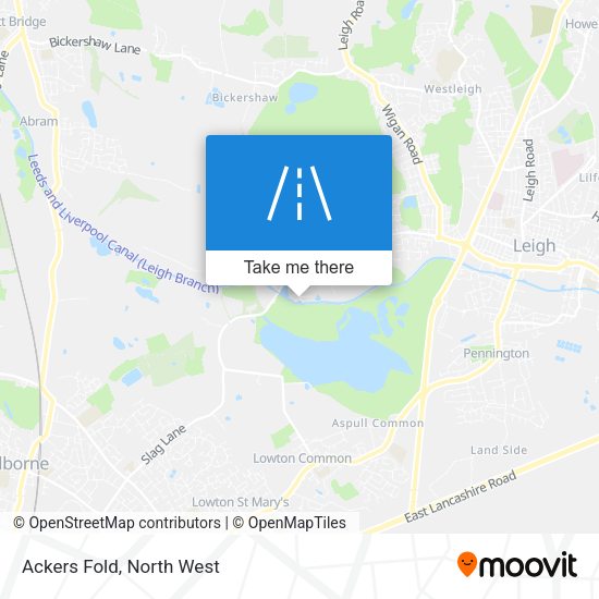 Ackers Fold map