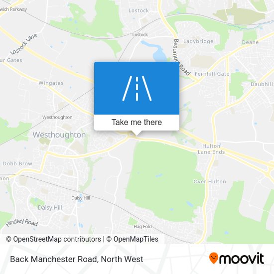 Back Manchester Road map