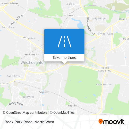 Back Park Road map