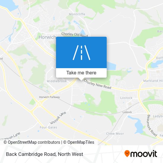 Back Cambridge Road map