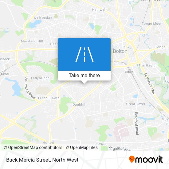 Back Mercia Street map