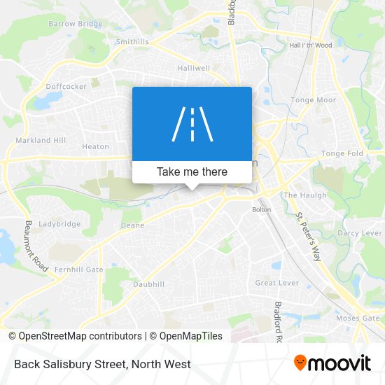 Back Salisbury Street map