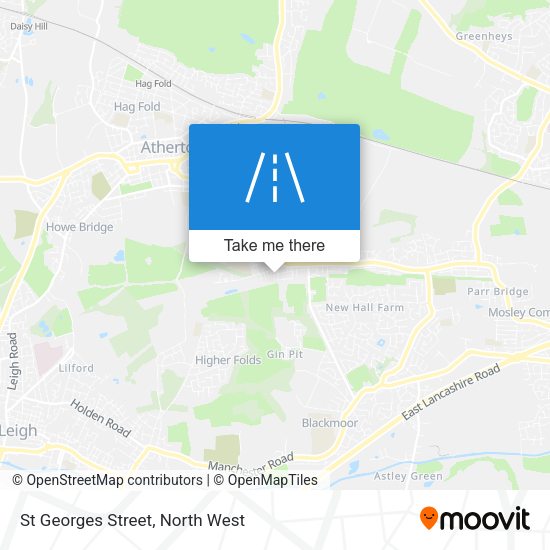 St Georges Street map