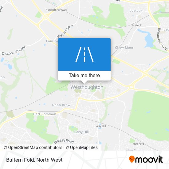 Balfern Fold map