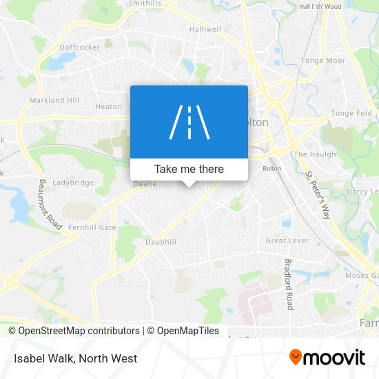 Isabel Walk map