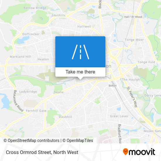 Cross Ormrod Street map