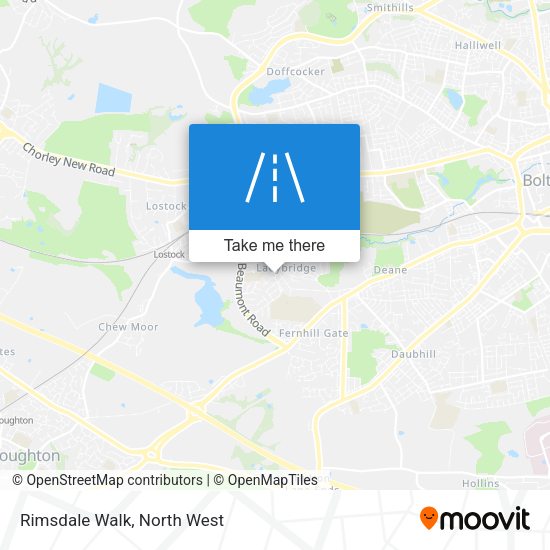 Rimsdale Walk map