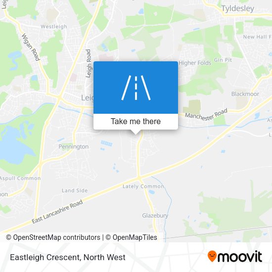 Eastleigh Crescent map