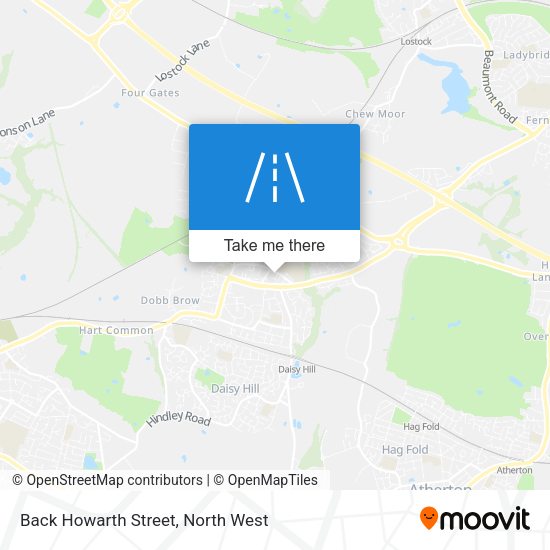 Back Howarth Street map