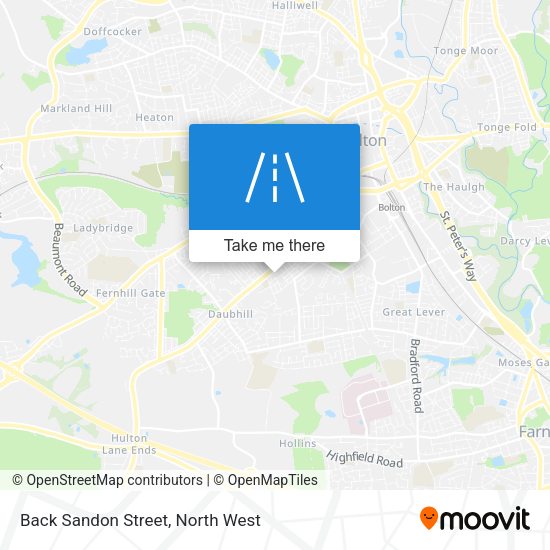 Back Sandon Street map