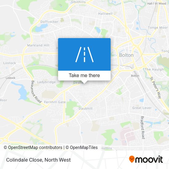 Colindale Close map