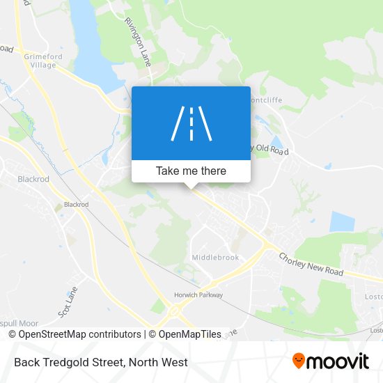 Back Tredgold Street map