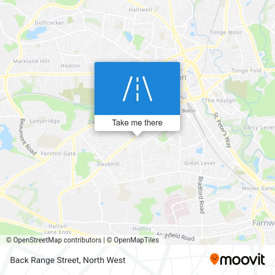Back Range Street map