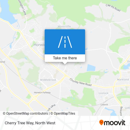 Cherry Tree Way map