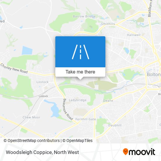 Woodsleigh Coppice map