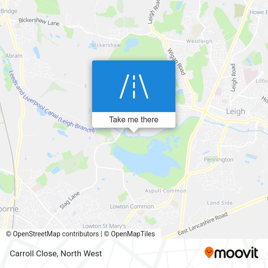 Carroll Close map