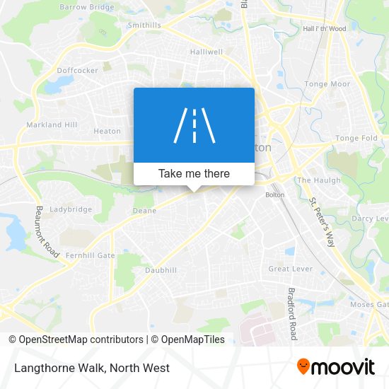 Langthorne Walk map