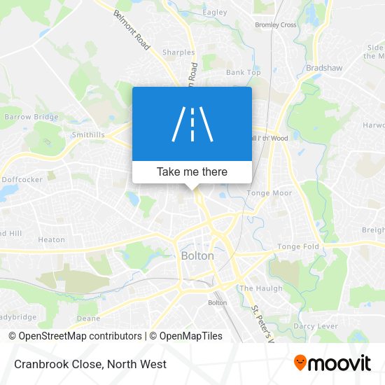 Cranbrook Close map