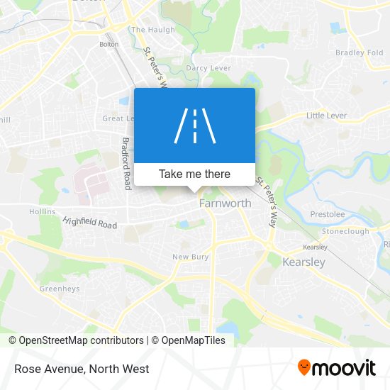 Rose Avenue map