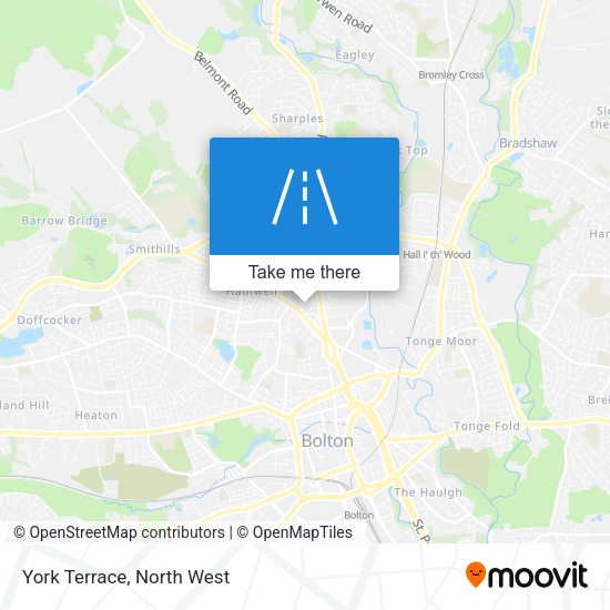 York Terrace map