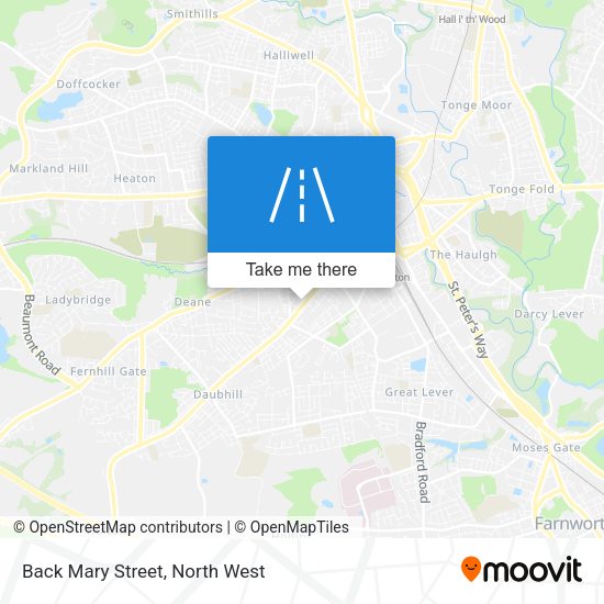 Back Mary Street map