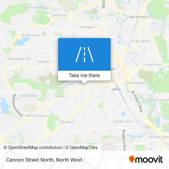 Cannon Street North map