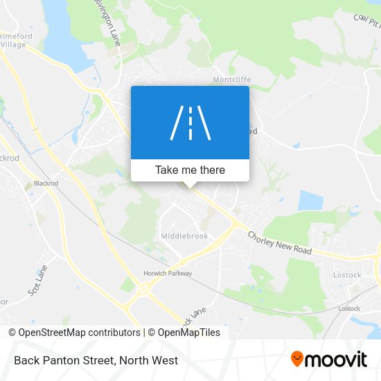 Back Panton Street map