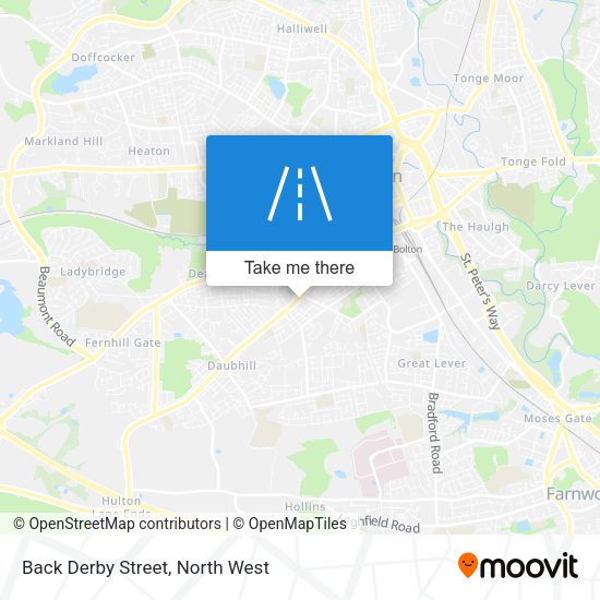 Back Derby Street map
