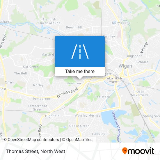 Thomas Street map