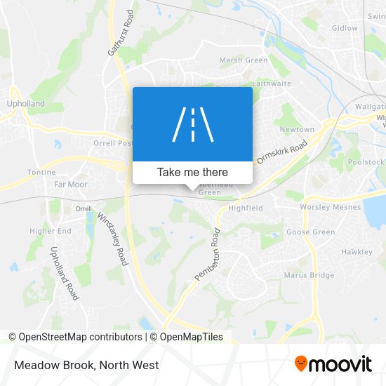Meadow Brook map