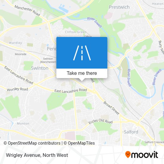 Wrigley Avenue map