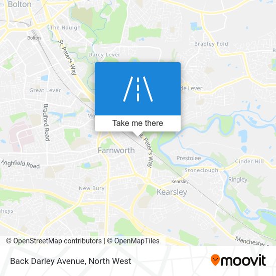 Back Darley Avenue map