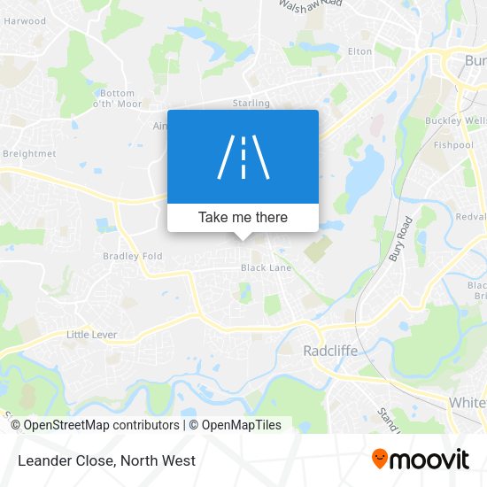 Leander Close map