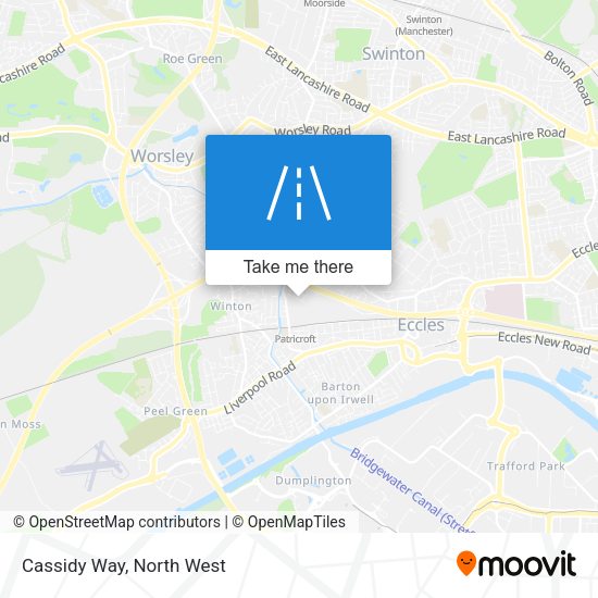 Cassidy Way map