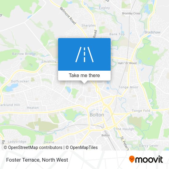 Foster Terrace map
