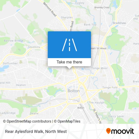 Rear Aylesford Walk map