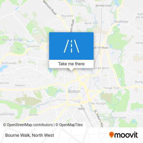 Bourne Walk map