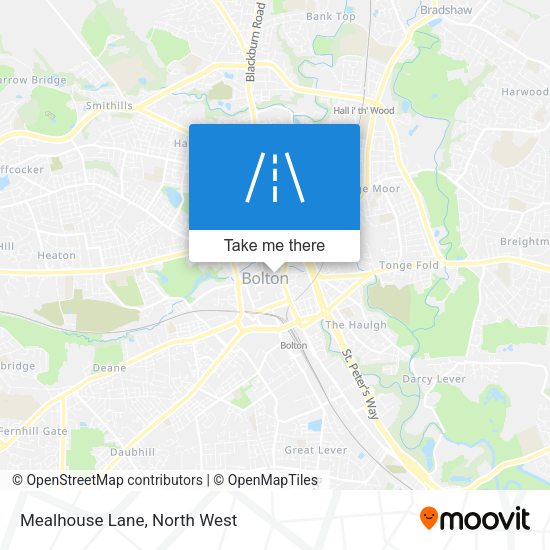 Mealhouse Lane map
