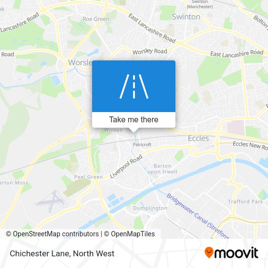 Chichester Lane map