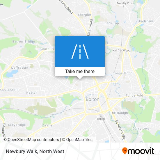 Newbury Walk map