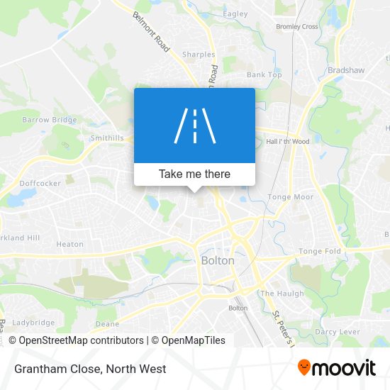 Grantham Close map