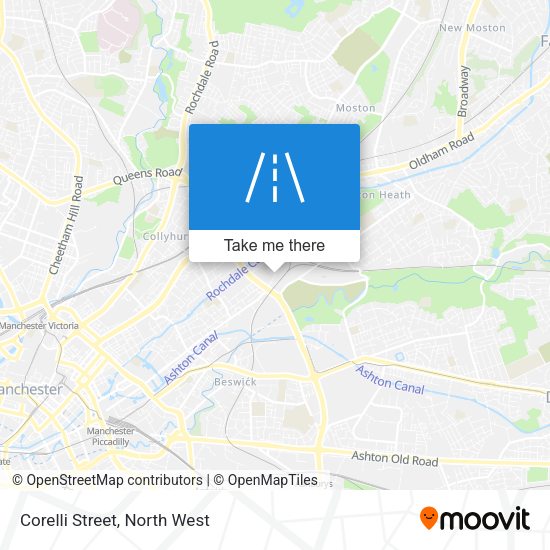 Corelli Street map
