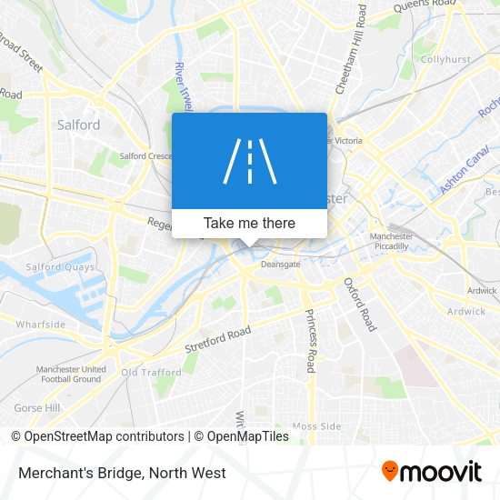 Merchant's Bridge map
