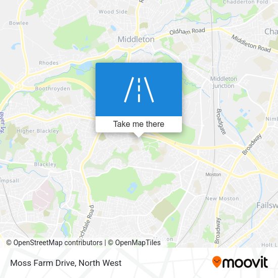 Moss Farm Drive map
