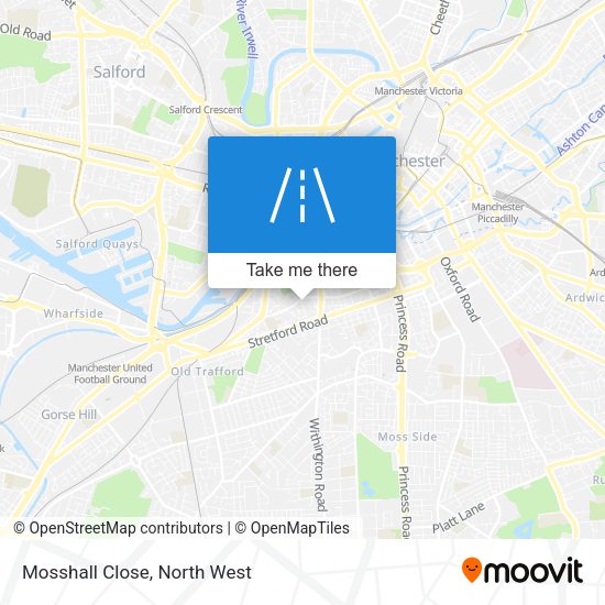 Mosshall Close map