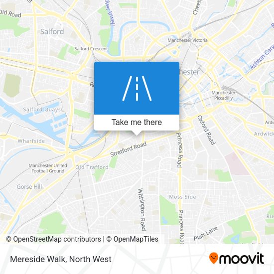 Mereside Walk map