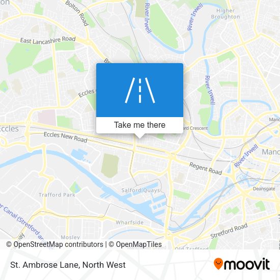 St. Ambrose Lane map